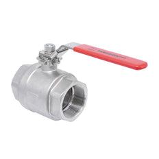 Rp 2'' F/F 2 piezas de 2 vías válvula de bola de acero inoxidable 69 bar RTFE - TamesonPRO 1111-200