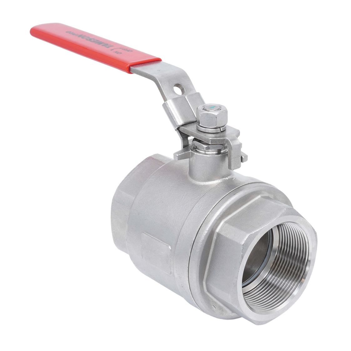 Rp 4'' F/F 2 piezas de 2 vías válvula de bola de acero inoxidable 69 bar RTFE - TamesonPRO 1111-400