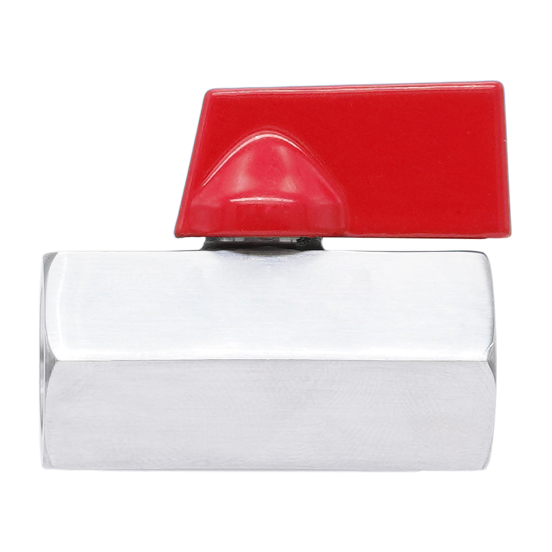 G 1/2'' F/F Válvula De Bola Mini De Acero Inoxidable 69 Bar PTFE - TamesonPRO 1113-012-F