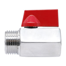 R/Rp 1/2'' M/F Válvula De Bola Mini De Acero Inoxidable 69 Bar PTFE - TamesonPRO 1113-012-MF