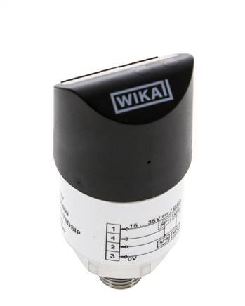 0 a 100bar Acero inoxidable Presostato electrónico Wika G1/4'' 1VDC Conector M12 de 4 pines IO-Link