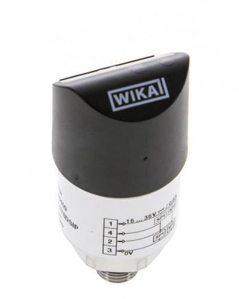 0 a 160bar Acero inoxidable Presostato electrónico Wika G1/4'' 1VDC Conector M12 de 4 pines IO-Link