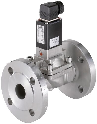 Válvula Solenoide 40 Mm Brida NC Hierro Fundido EPDM 0.2-10Bar/3-145Psi 230VAC Antigolpe De Ariete 5282 294859