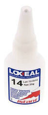 Loxeal Adhesivo Instantáneo 20ml Transparente 8-15s Tiempo de curado Superficies de metal, plástico y neopreno/bronce
