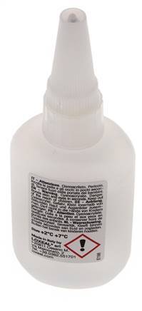 Loxeal Adhesivo Instantáneo 50ml Transparente 1-2s Tiempo de curado Superficies de metal, plástico y neopreno/bronce