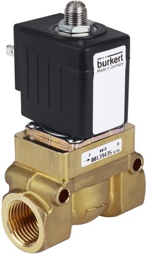 Electroválvula G1/2'' NO Latón PTFE 1-40bar/15-580psi 110VAC 5404 301748