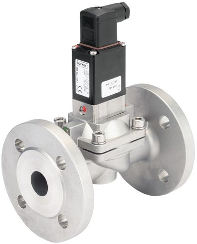 Válvula Solenoide 50 Mm Brida No Acero Inoxidable Epdm 0.2-10Bar/3-145Psi 24Vdc Antigolpe De Ariete 5282 20003669