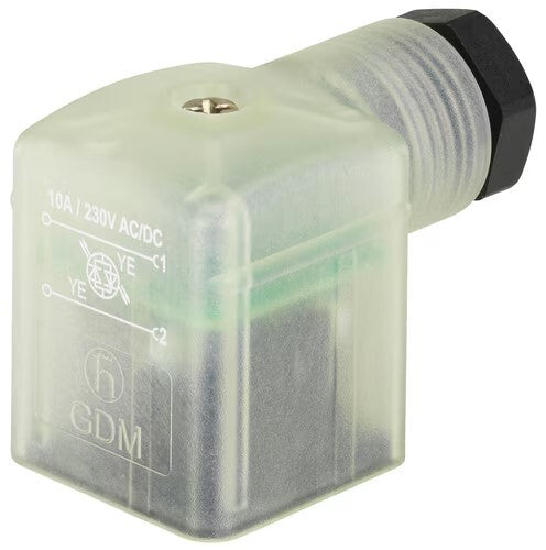 Conector 12-24V AC/DC (DIN - A) Con Cable De 3m y LED - Burkert 2518 314814