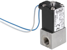 Electroválvula G1/8'' NC Acero inoxidable FKM -1-10bar/-15-145psi 24VDC Oxígeno Libre de grasa/aceite 2871 379491