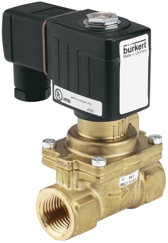 Válvula Solenoide NPT 1 1/2'' NO Latón FKM 0.2-16bar/3-232psi 24VDC Antigolpe De Ariete 6281 306575