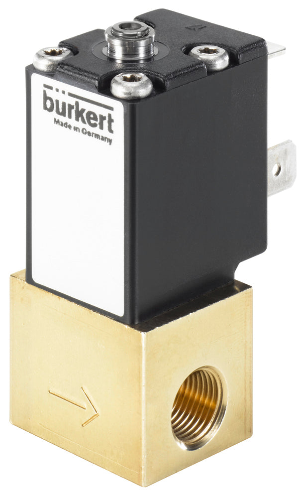 Válvula Solenoide G1/8'' NC Latón PCTFE -1-10bar/-15-145psi 24VDC 2871 254443