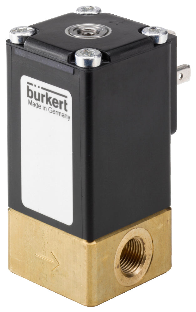 Válvula Solenoide G1/8'' NC Latón FKM -1-14bar/-15-203psi 24VDC Oxígeno Libre De Grasa/Aceite 2873 284699