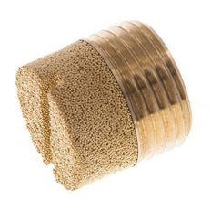 G1/2'' Bronce Sinterizado Compacto Cilíndrico Silenciador Neumático