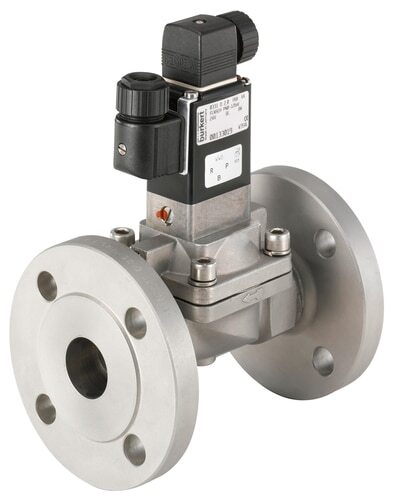 Válvula Solenoide 40 Mm Brida NC Hierro Fundido NBR 0.2-10Bar/3-145Psi 24VDC Antigolpe De Ariete 5282 296739