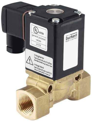 Válvula Solenoide G1/2'' NC Latón EPDM 0-16bar/232psi 24VAC Vacío Antigolpe De Ariete 0290 58968