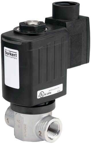 Electroválvula NPT 3/8'' NC Acero inoxidable FKM 0-28bar/406psi 120VAC 6027 307799