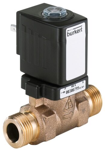 Válvula Solenoide G3/4'' Macho NC Bronce EPDM 0-10bar/145psi 24VAC Antigolpe De Ariete Agua Potable 6213 312249