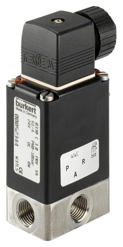 Electroválvula G1/4'' NO Acero inoxidable FKM 0-2,5bar/36psi 24VDC 0330 236202