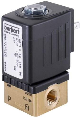 Electroválvula G1/8'' NC Latón NBR 0-35bar/508psi 230VAC 6013 344319