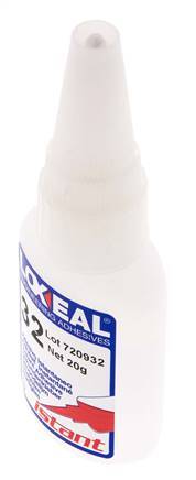 Loxeal Adhesivo Instantáneo 20ml Transparente 2-5s Tiempo de curado Metal, Plástico, Neopreno/Nbr, Epdm y Superficies de Caucho