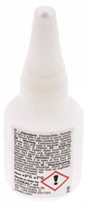 Loxeal Adhesivo Instantáneo 20ml Transparente 2-5s Tiempo de curado Metal, Plástico, Neopreno/Nbr, Epdm y Superficies de Caucho