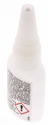 Loxeal Adhesivo Instantáneo 20ml Transparente 2-5s Tiempo de curado Metal, Plástico, Neopreno/Nbr, Epdm y Superficies de Caucho