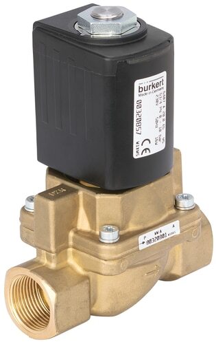 Electroválvula G3/4'' NC Latón PTFE 0-10bar/145psi 230VAC 6407 320857