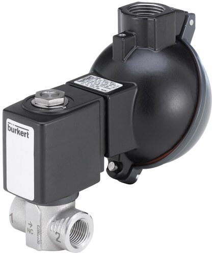 Electroválvula G3/8'' NC Acero inoxidable FKM 0-16bar/232psi 230VAC/DC ATEX 6240 349328