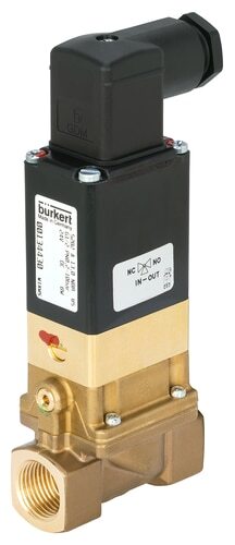 Válvula Solenoide G1/2'' NC Latón FKM 0.2-10bar/3-145psi 120VAC Antigolpe De Ariete Oxígeno Libre De Grasa/Aceite 5282 329322