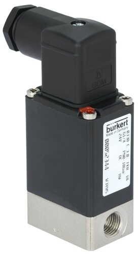 Electroválvula NPT 1/4'' NC Acero inoxidable FKM -1-3bar/-15-44psi 230VAC Vacío Oxígeno Libre de grasa/aceite 0330 20027430