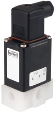 Electroválvula G1/4'' NC PVDF FFKM 0-4,5bar/65psi 230V AC 0330 20041201