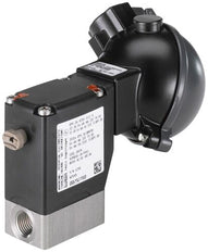 Electroválvula G1/4'' NC Acero inoxidable FKM 0-10bar/145psi 24VAC/DC Oxígeno Libre de grasa/aceite ATEX 0330 385584