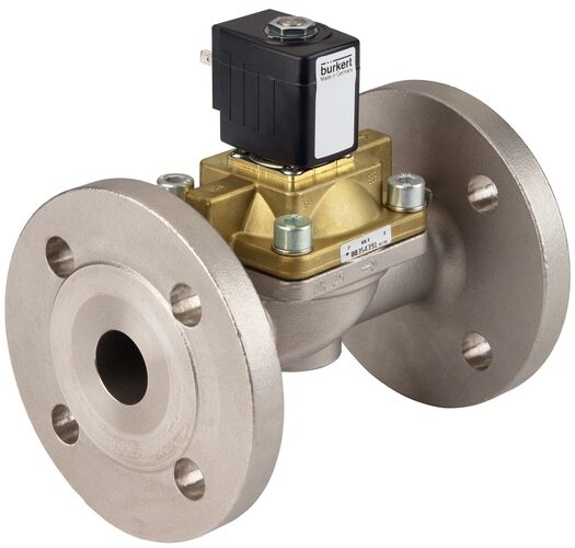 Electroválvula 25 mm Brida NC Latón PTFE 1-5bar/15-73psi 24VDC 5404 354392
