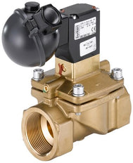 Solenoid Valve NPT 1'' NC Brass NBR 0.2-10bar/3-145psi 120VAC Anti-Waterhammer 5282 393598