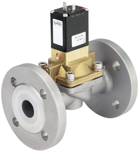 Electroválvula 25 mm Brida NC Latón NBR 0,2-10bar/3-145psi 24VDC Antigolpe de ariete 5282 355263