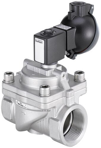 Válvula Solenoide G1/4'' NC Acero Inoxidable EPDM 0.2-16bar/3-232psi 24VAC/DC Antigolpe De Ariete ATEX 6281 360320