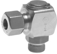 G 1/4'' Macho x 10L Acero inoxidable Codo de 90 grados Junta giratoria Anillo de corte 315 Barra DIN 2353