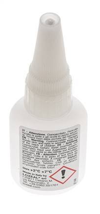 Loxeal Adhesivo Instantáneo 20ml Transparente 4-8s Tiempo de Curado Superficies Universales