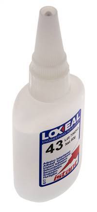 Loxeal Adhesivo Instantáneo 50ml Transparente 4-8s Tiempo de Curado Superficies Universales