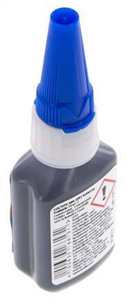 Loctite Adhesivo Instantáneo 20ml Negro Tiempo de curado 20-50s Superficies de metal, plástico y caucho