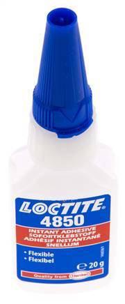 Loctite Adhesivo Instantáneo 20ml Transparente 3-11s Tiempo De Curado Cuero, Malla Y Superficies De Papel