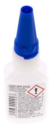Loctite Adhesivo Instantáneo 20ml Transparente 3-11s Tiempo De Curado Cuero, Malla Y Superficies De Papel
