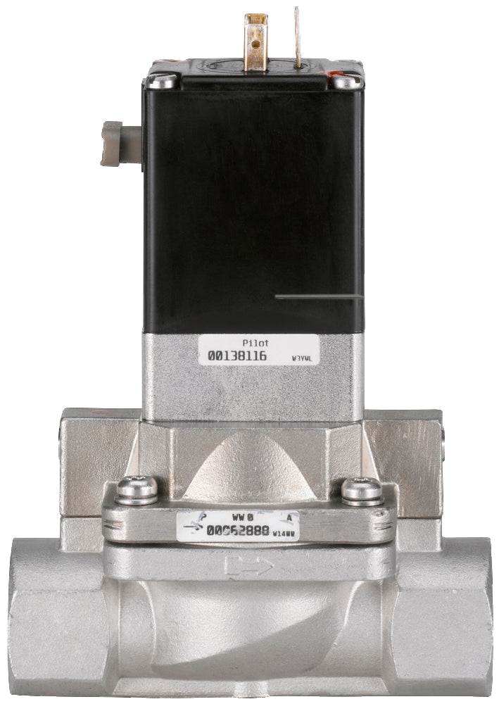 G1-1/2'' Válvula de solenoide de acero inoxidable 24VAC 5282 137155