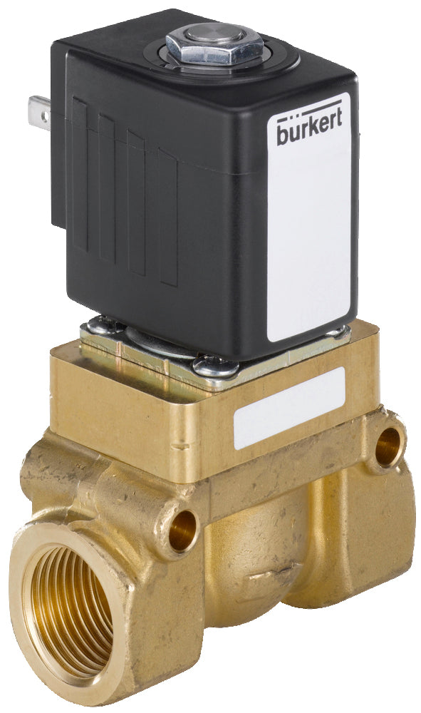 Válvula Solenoide G1'' NC Latón PTFE 1-25bar/15-363psi 24VDC Oxígeno Sin Grasa/Aceite 5404 210892
