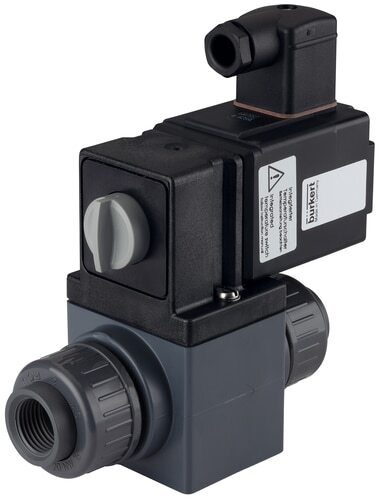 Electroválvula G1/2'' NO PVC NBR 0-1bar/15psi 230V AC/DC Vacío 131 58604