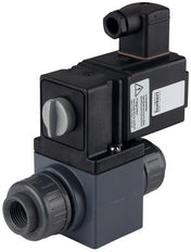Electroválvula G3/8'' NC PVC EPDM 0-3bar/44psi 230V AC Vacío 131 56512