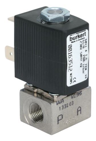Válvula Solenoide G1/8'' NC Acero Inoxidable FKM 0-6bar/87psi 24VAC 6011 163518