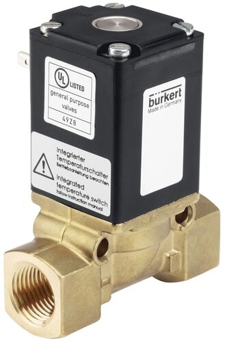 Válvula Solenoide G1 1/2'' NC Latón FKM 0-12bar/174psi 110VAC/DC Vacío Antigolpe De Ariete 0290 20004606