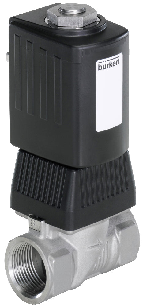 Válvula Solenoide G1/2'' NC Acero Inoxidable PTFE 0-25bar/363psi 110VAC 6240 258189