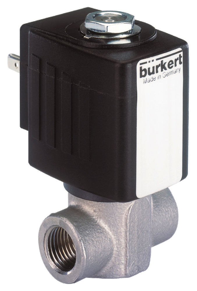 Válvula Solenoide G1/4'' NC Acero Inoxidable FKM 0-16bar/232psi 230VAC 6240 184755